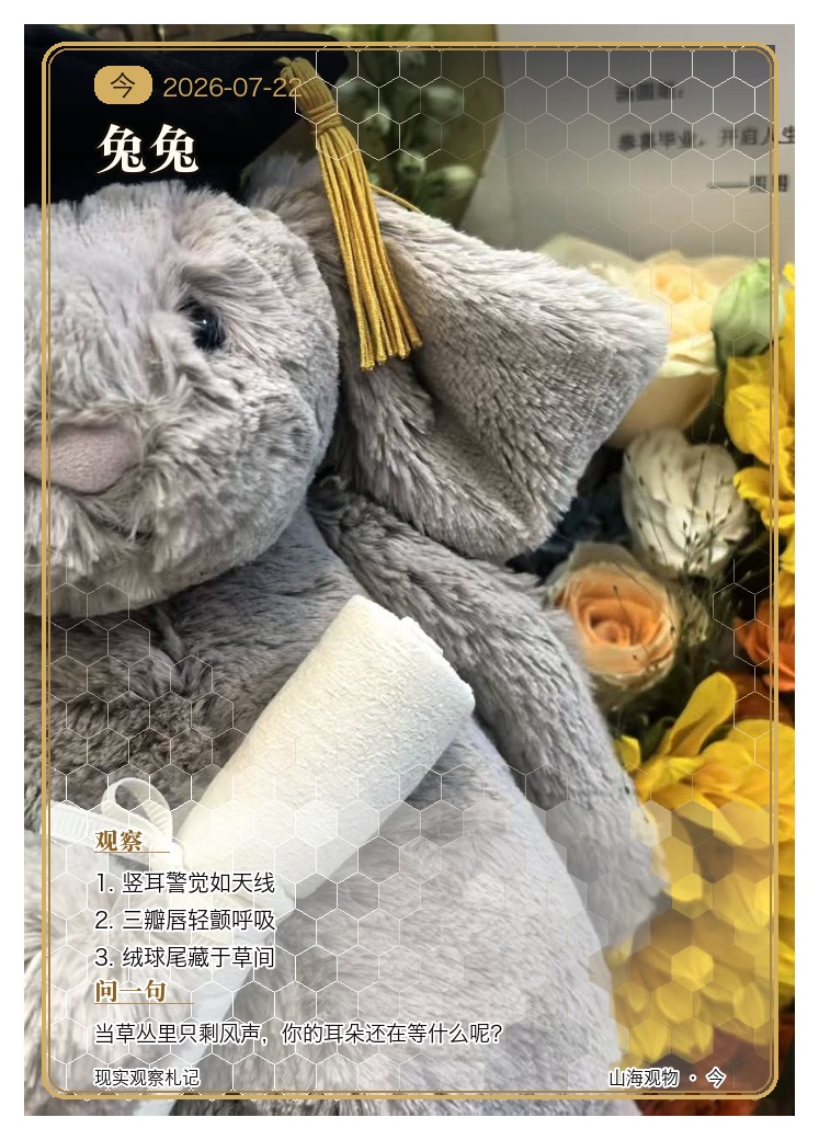 兔兔 · 今观察札记